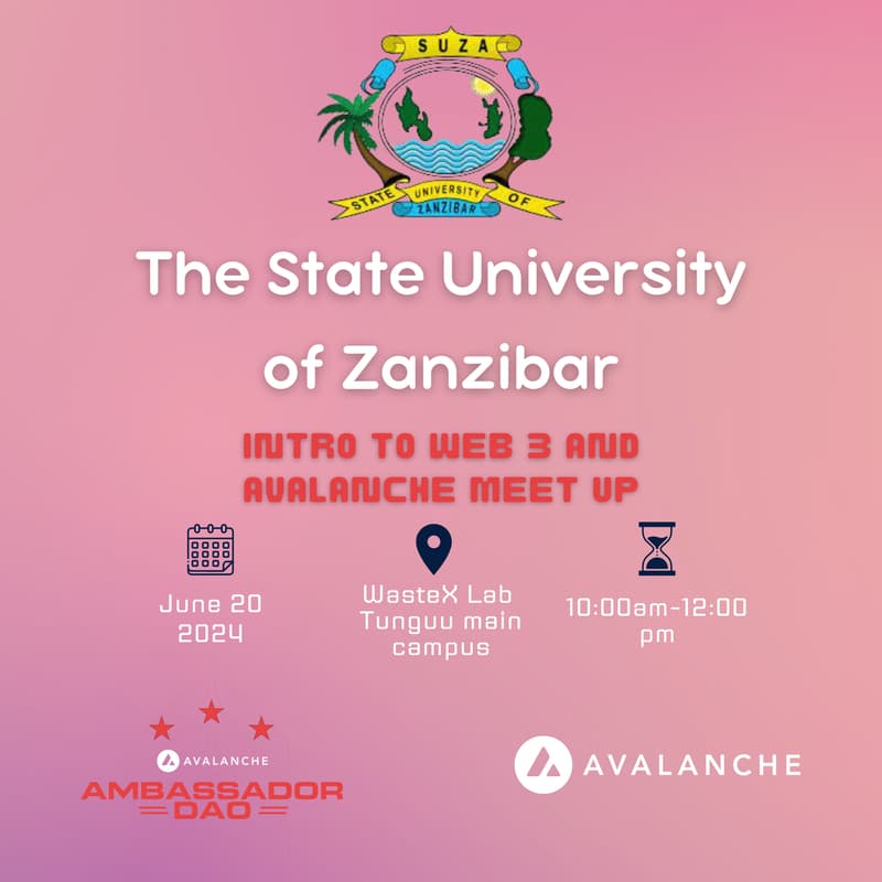 Cover Image for State University Of Zanzibar Avalanche Meetup