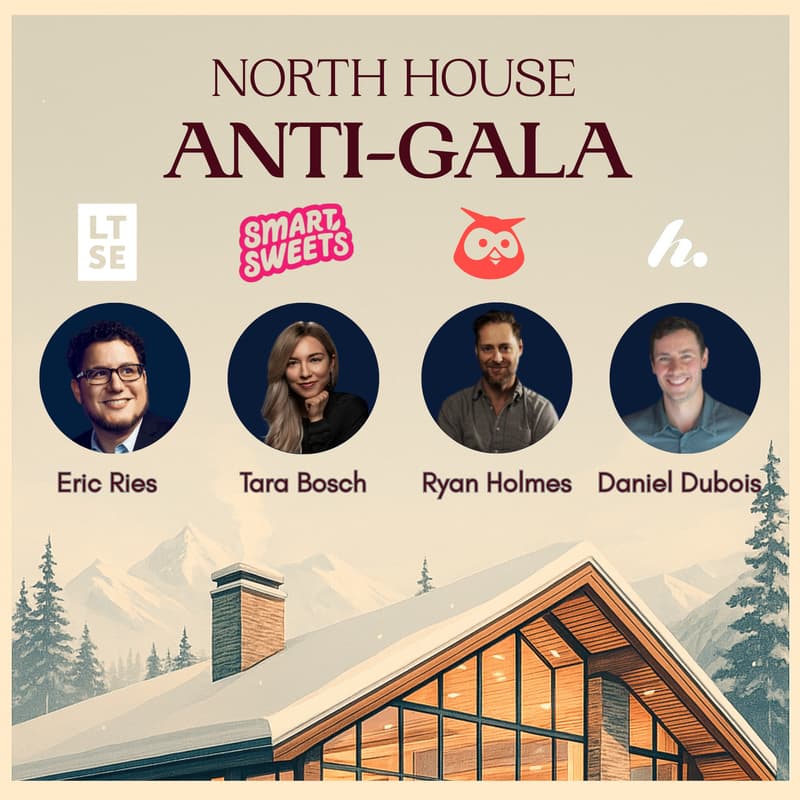 Cover Image for (Sold out!) North House Anti-Gala w/ Ryan Holmes, Eric Ries, Tara Bosch and Daniel Dubois