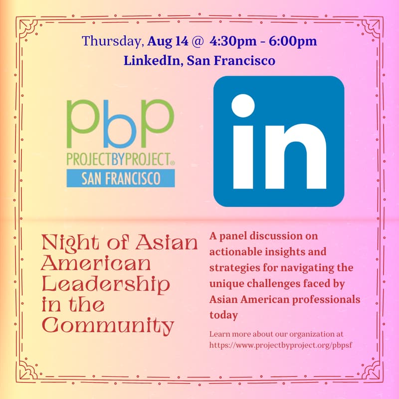 Cover Image for PbP SF x LinkedIn - Night of Asian American Leadership in the Community