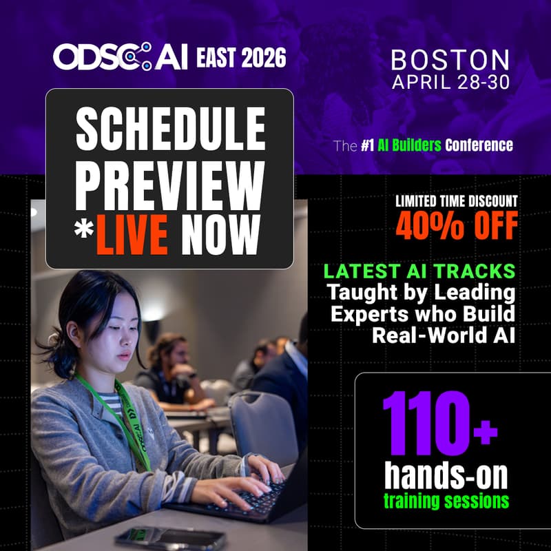 Cover Image for ODSC AI East 2026 | The #1 AI Builders Conference