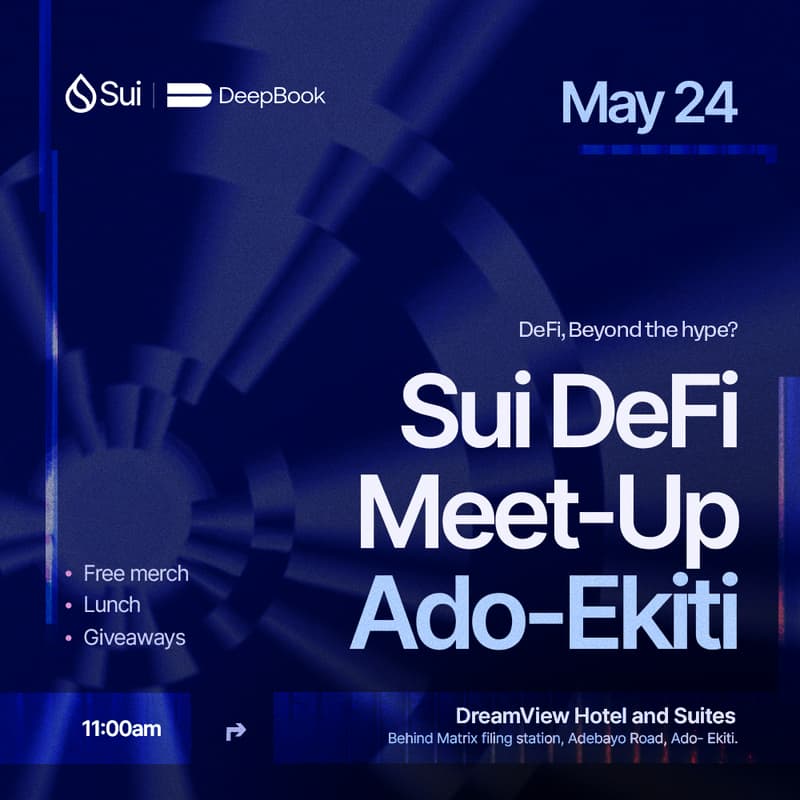 Cover Image for SUI DEFI MEETUP - Ado Ekiti