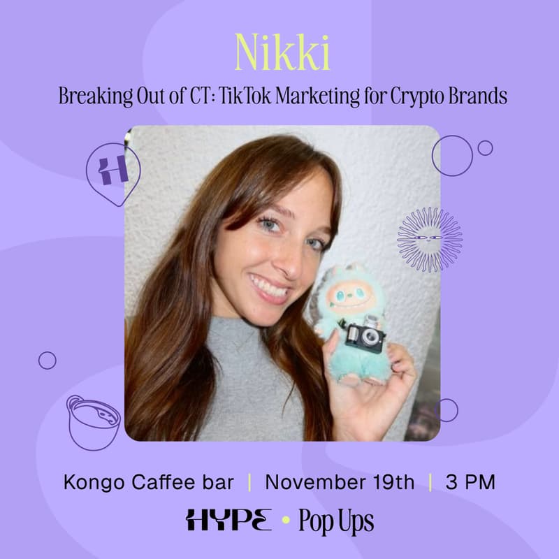 Cover Image for Hype Creator Workshop with Nikki