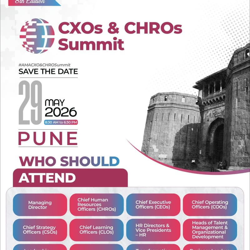 Cover Image for AMA CXO & CHRO Summit - Pune 2026