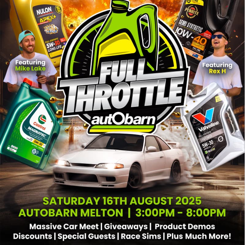 Cover Image for AUTOBARN Full Throttle 2025 - VIP REGISTERATIONS