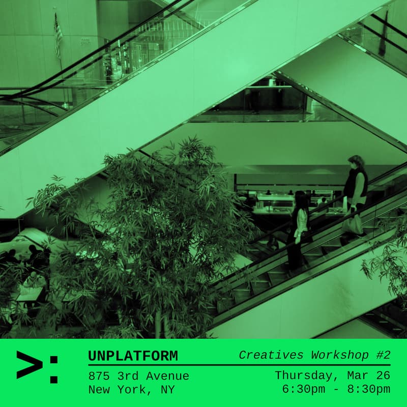 Cover Image for Unplatform Creatives Workshop #2