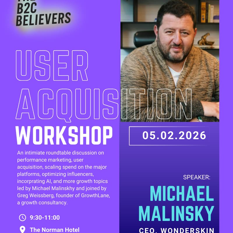 Cover Image for Scale Smarter: The User Acquisition Playbook [intimate breakfast event]