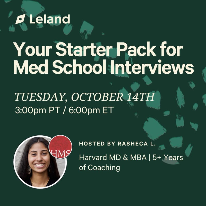 Cover Image for Your Starter Pack for Med School Interviews