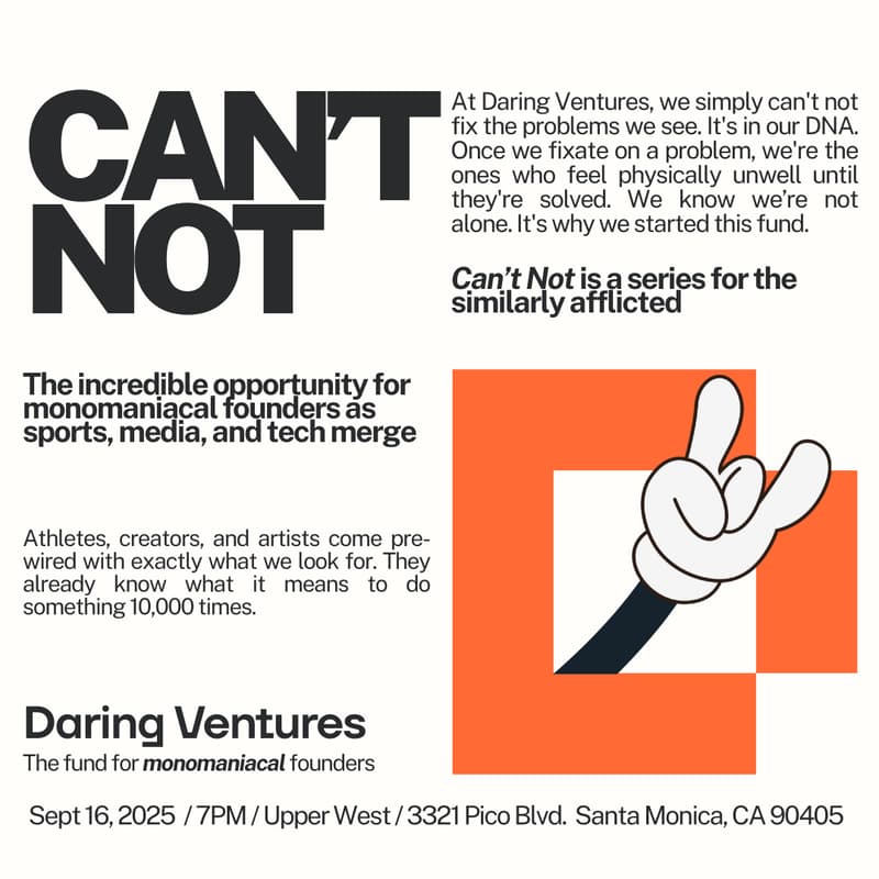 Cover Image for Can't Not: Athletes × Creators × Tech Edition