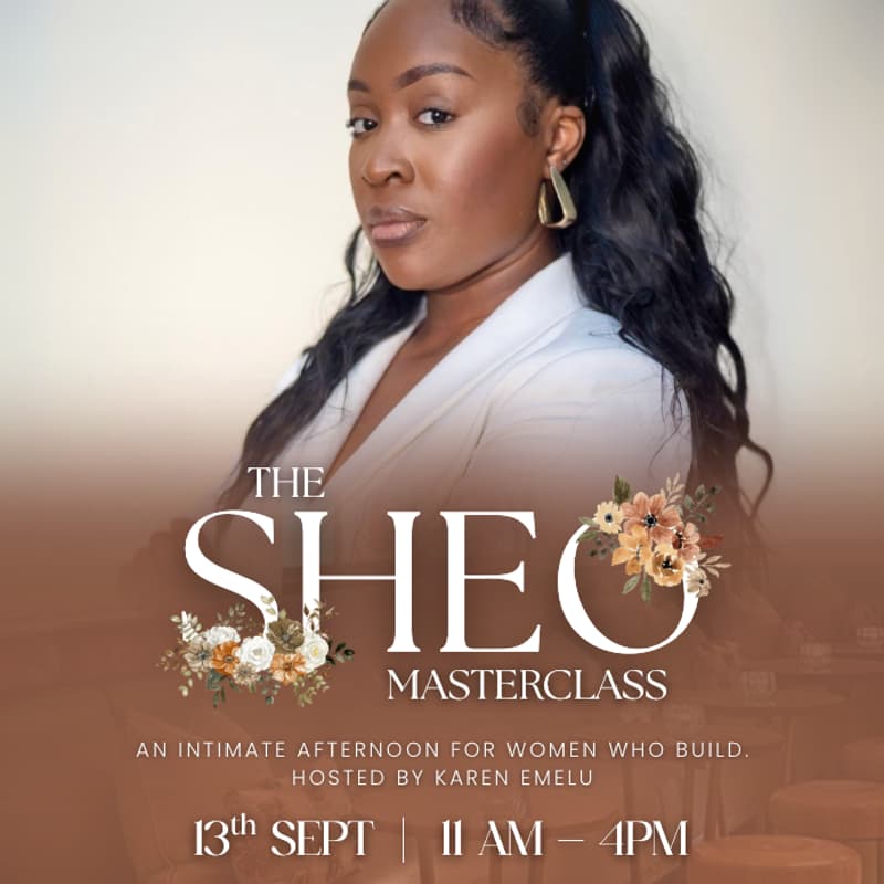 Cover Image for The SHEO Masterclass : An Intimate Afternoon for Women Who Build