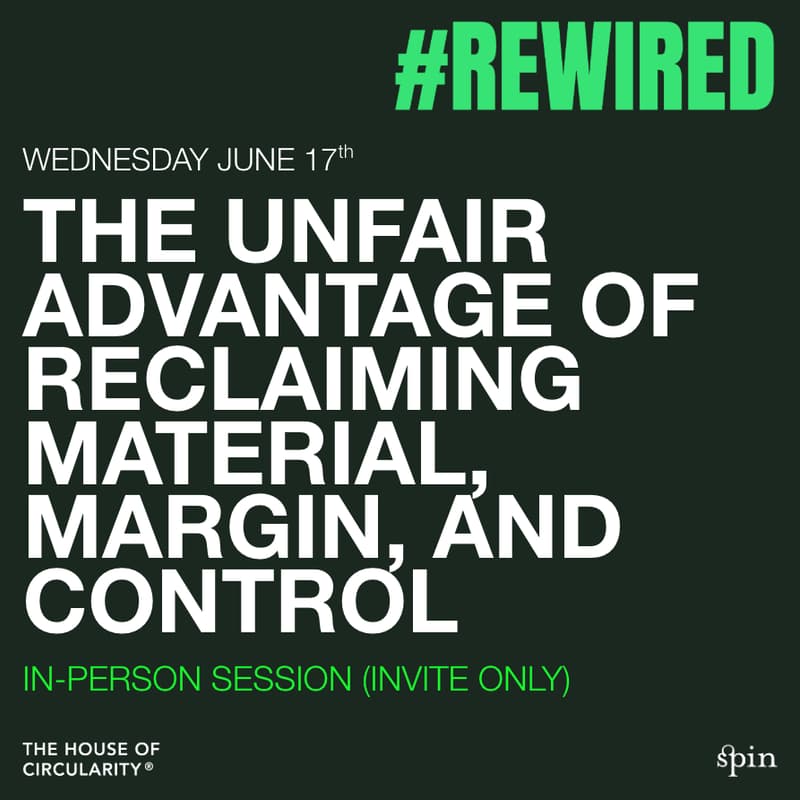 Cover Image for The Unfair Advantage of Reclaiming Material, Margin, and Control - INTIMATE SESSION