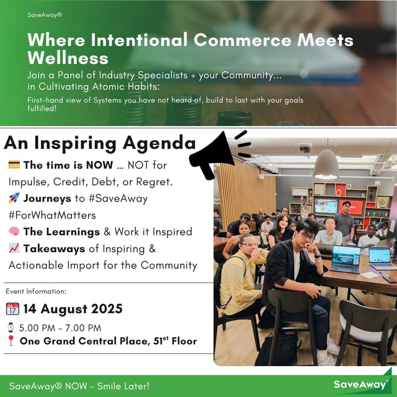 Cover Image for Where Intentional Commerce Meets Wellness —             Join a Panel of Industry Changemakers... in Cultivating Atomic Habits