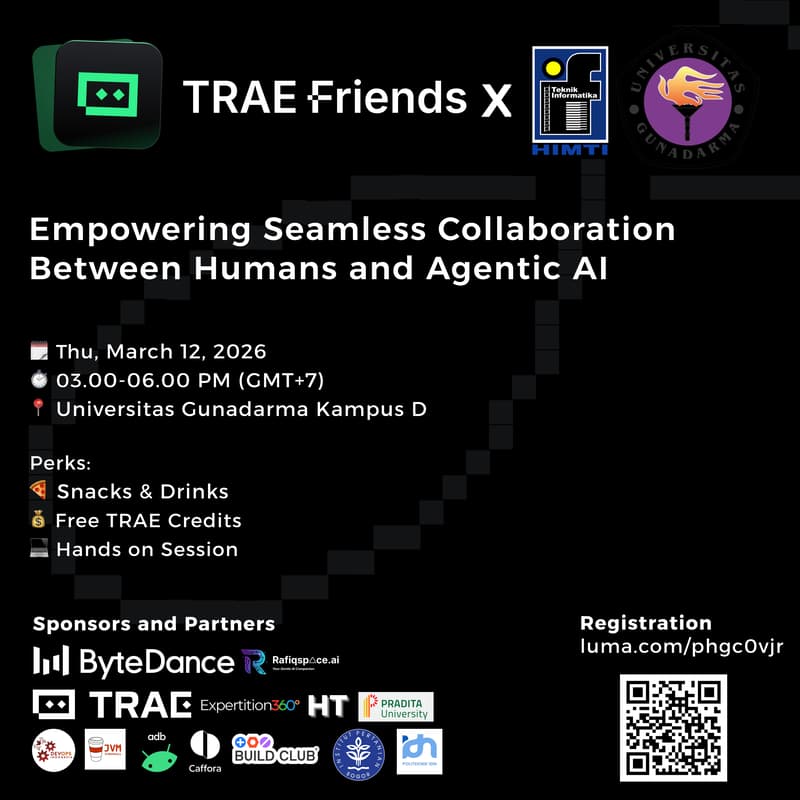 Cover Image for TRAE Friends@Gunadarma University