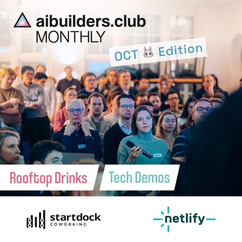 Cover Image for AI Builders Amsterdam - Oct. 8
