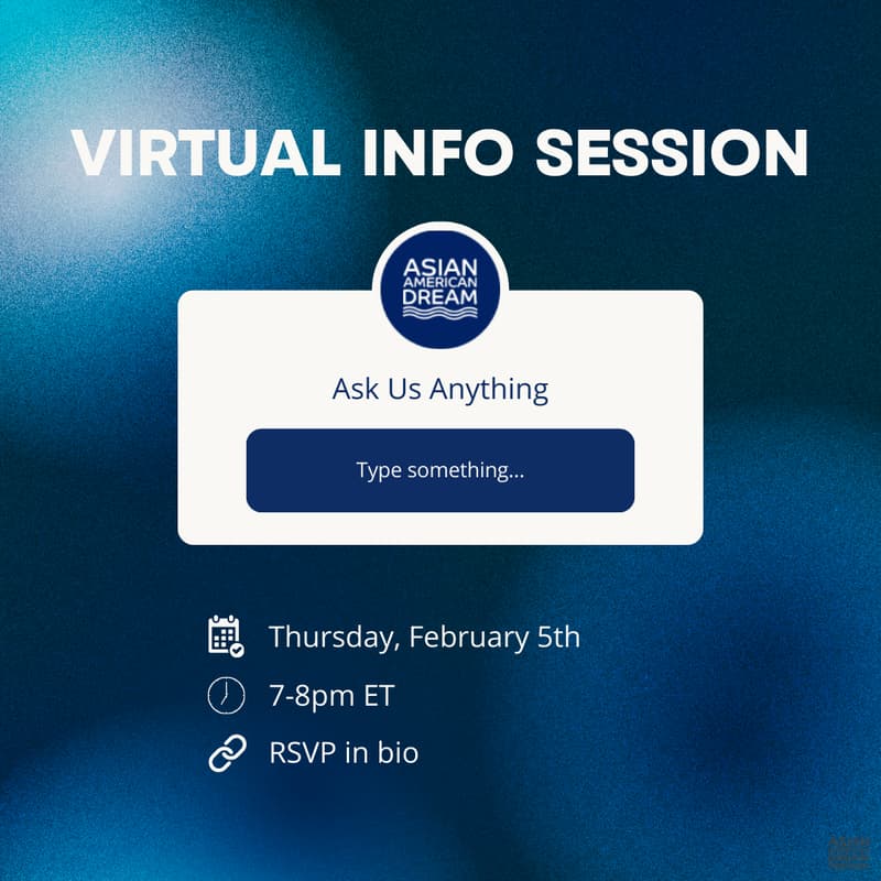 Cover Image for Asian American Dream 2026 Information Session