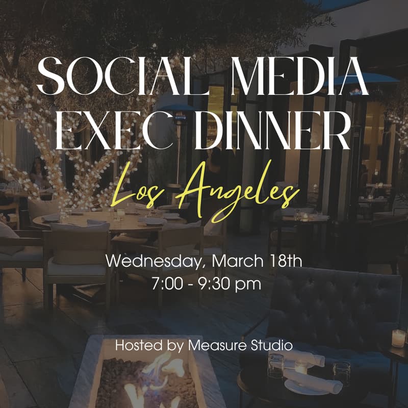 Cover Image for Social Media Exec Dinner LA