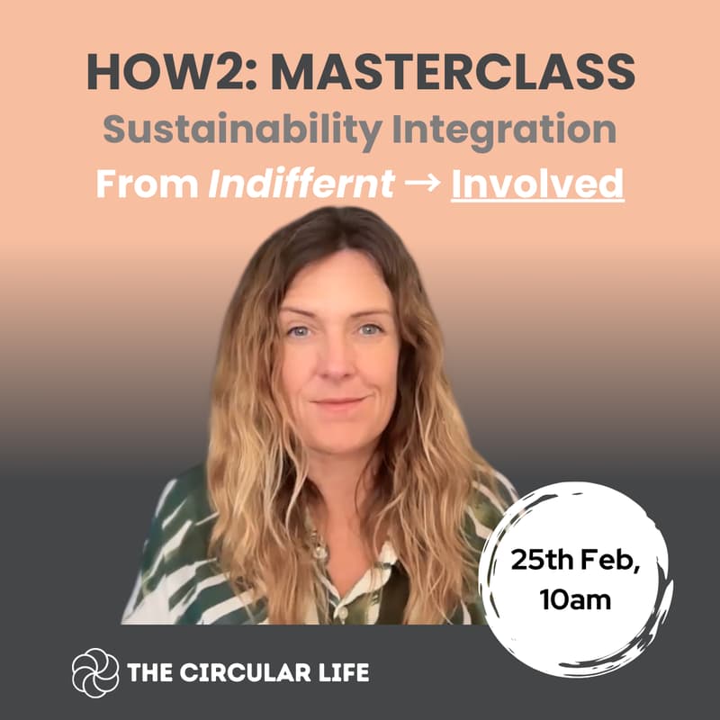 Cover Image for Indifferent → Involved:     Your sustainability integration masterclass.
