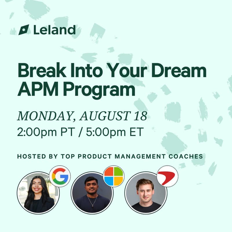 Cover Image for Break Into Your Dream APM Program