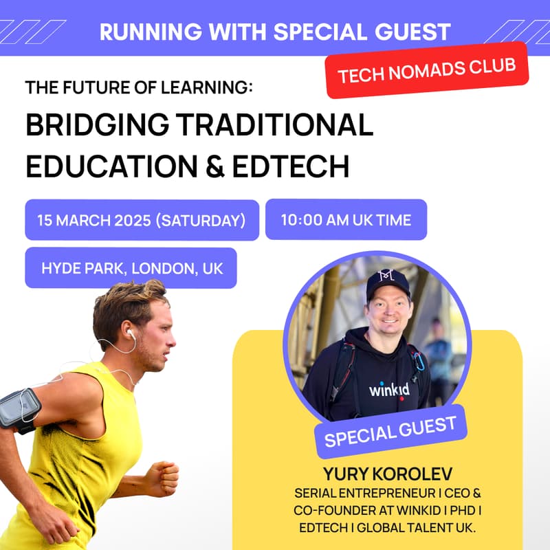 Cover Image for Running + Talk with Special Guest: Yury Korolev