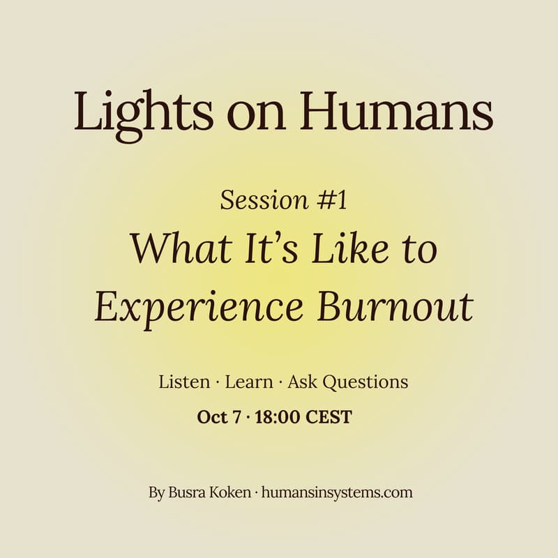 Cover Image for Lights on Humans: What It’s Like to Experience Burnout