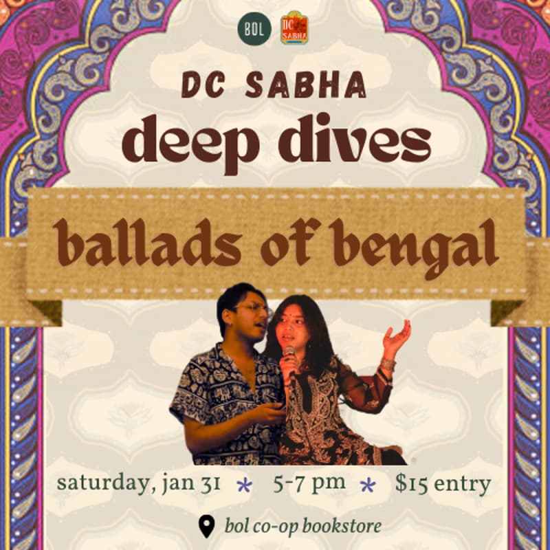 Cover Image for January Sabha Deep Dive: Ballads of Bengal