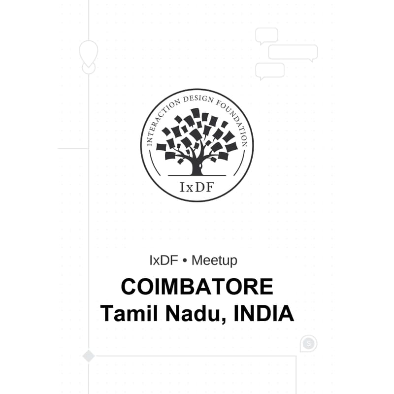 Cover Image for 2026's First IxDF Coimbatore's Meetup - Virtual
