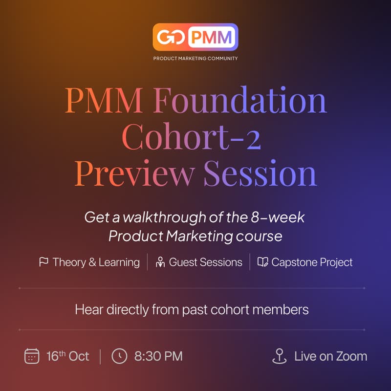 Cover Image for GoPMM Foundation Cohort 2 Preview Session