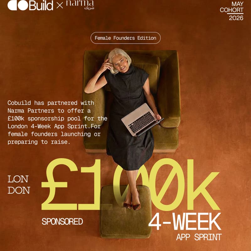 Cover Image for Female Founders £100k Sponsored London 4-Week App Sprint
