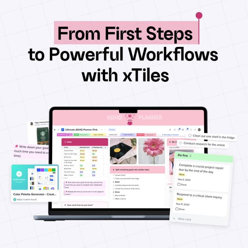 Cover Image for From First Steps to Powerful Workflows with xTiles