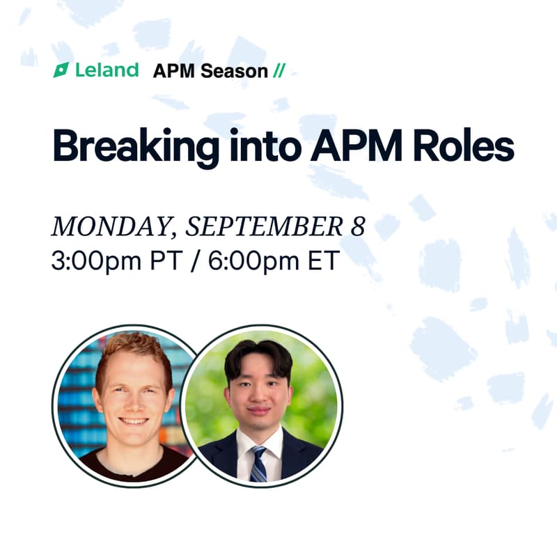 Cover Image for Breaking into APM Roles