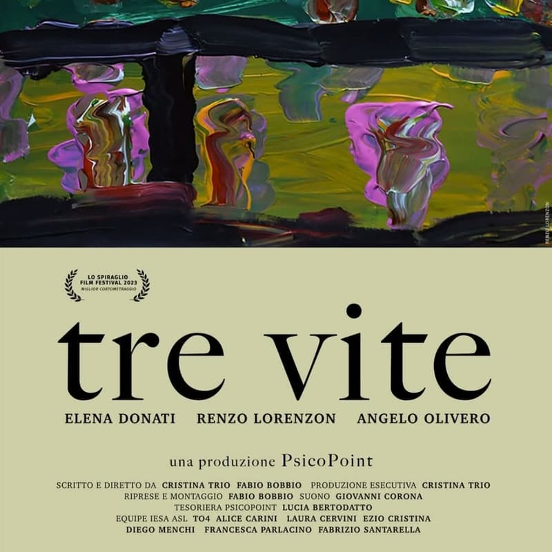 Cover Image for Docudì 2026 - Proiezione documentario TRE VITE di Cristina Trio e Fabio Bobbio
