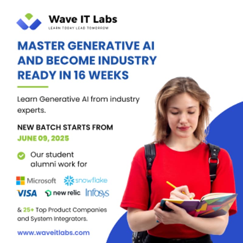 Cover Image for Master Generative AI and Become Industry-Ready in 16 Weeks