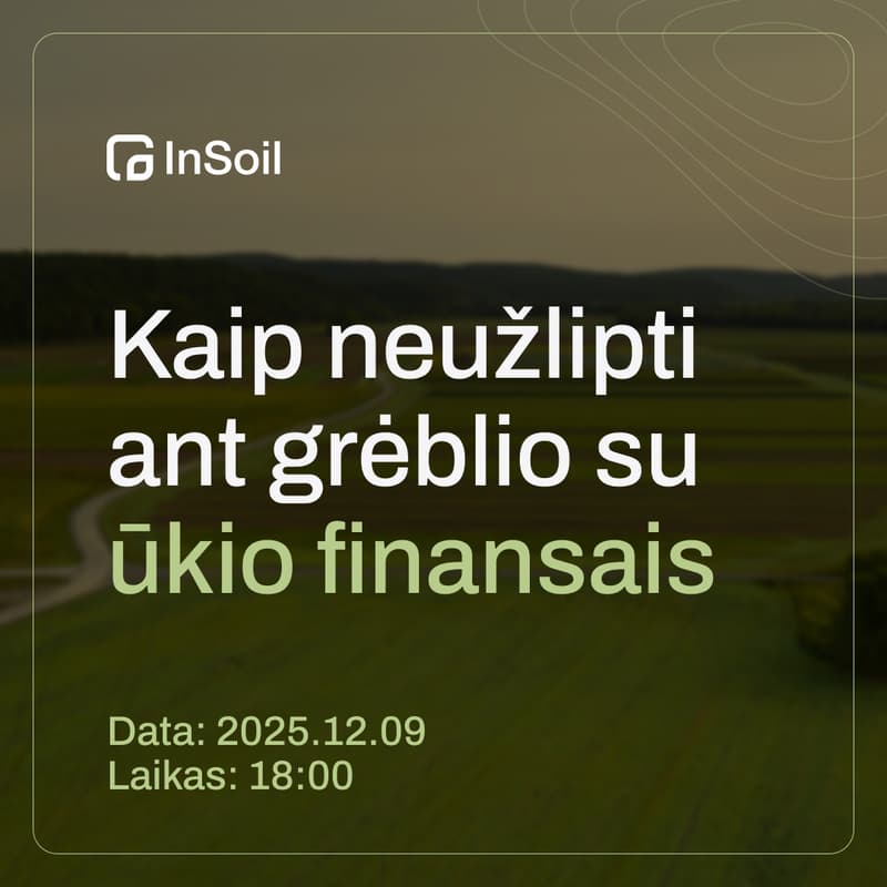 Cover Image for Kaip neužlipti ant grėblio su ūkio finansais