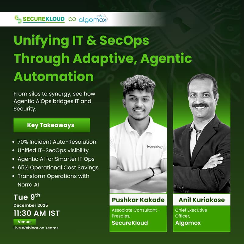 Cover Image for Unifying IT & SecOps Through Adaptive, Agentic Automation