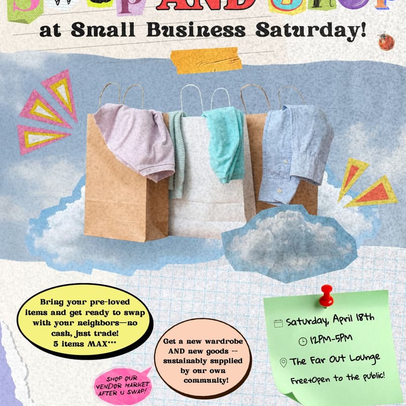 Cover Image for Swap AND Shop at Small Business Saturday!