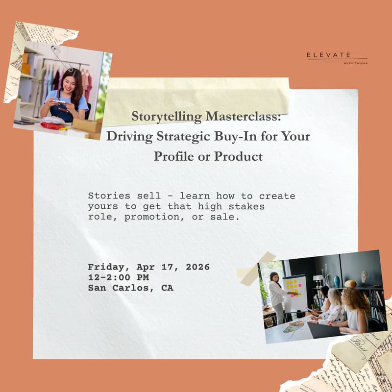 Cover Image for Storytelling Masterclass: Driving Strategic Buy-In for Your Profile or Product