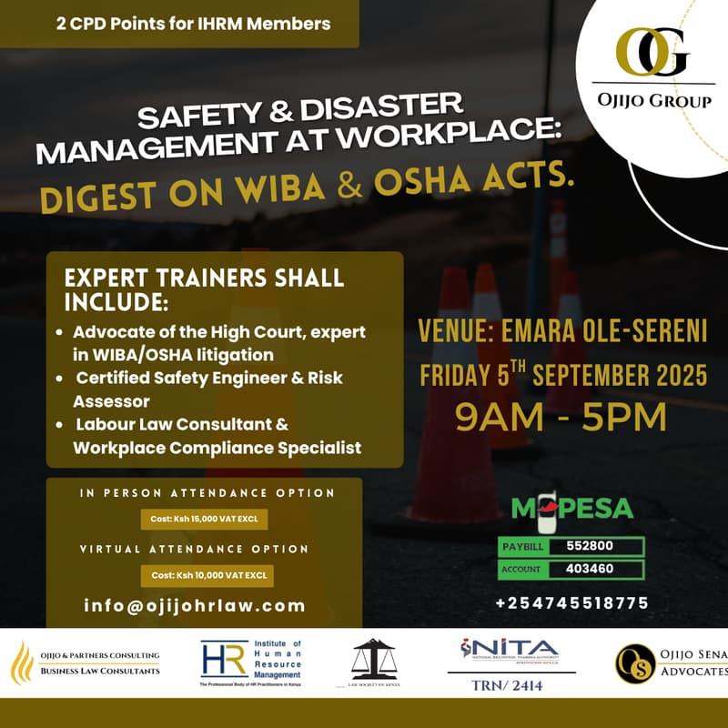 Cover Image for Safety & Disaster Management at the Workplace: Digest on WIBA & OSHA Acts