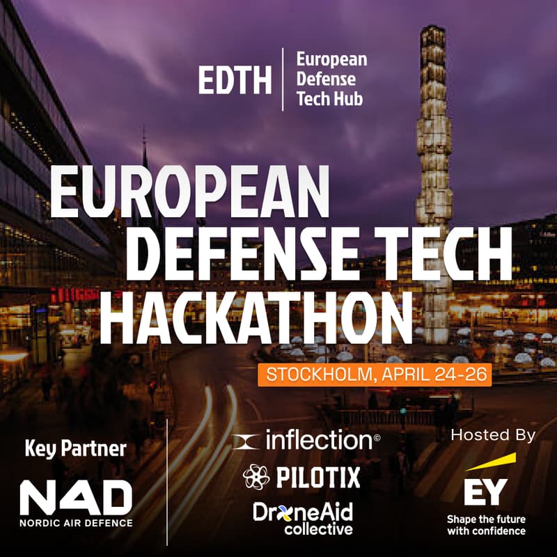 Cover Image for European Defense Tech Hackathon – Stockholm