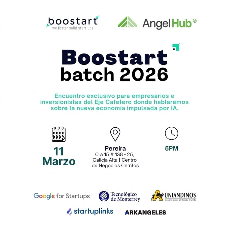 Cover Image for Boostart: Investor MeetUp - Pereira