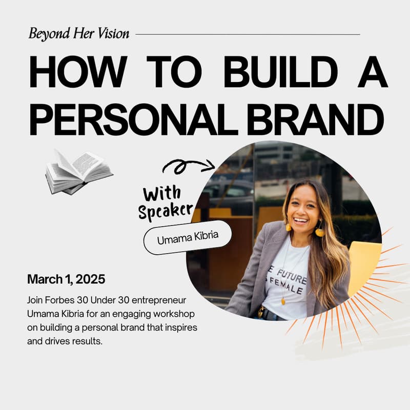 Cover Image for Workshop: How to Build A Personal Brand For Female Founders