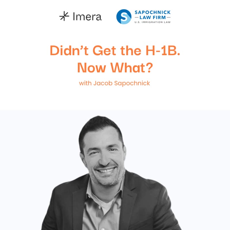 Cover Image for Didn’t Get the H-1B. Now What?