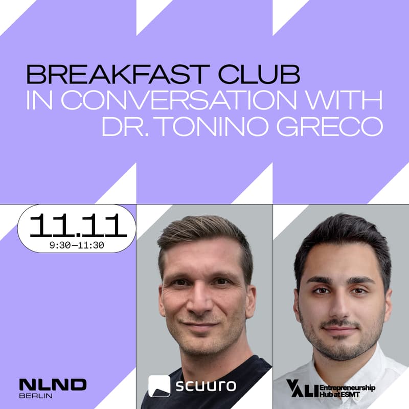 Cover Image for NLND Breakfast Club: In Conversation with Dr. Tonino Greco (Scuuro, Sony Europe)