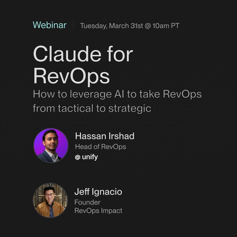 Cover Image for Claude for RevOps: How to leverage AI to take RevOps from tactical to strategic