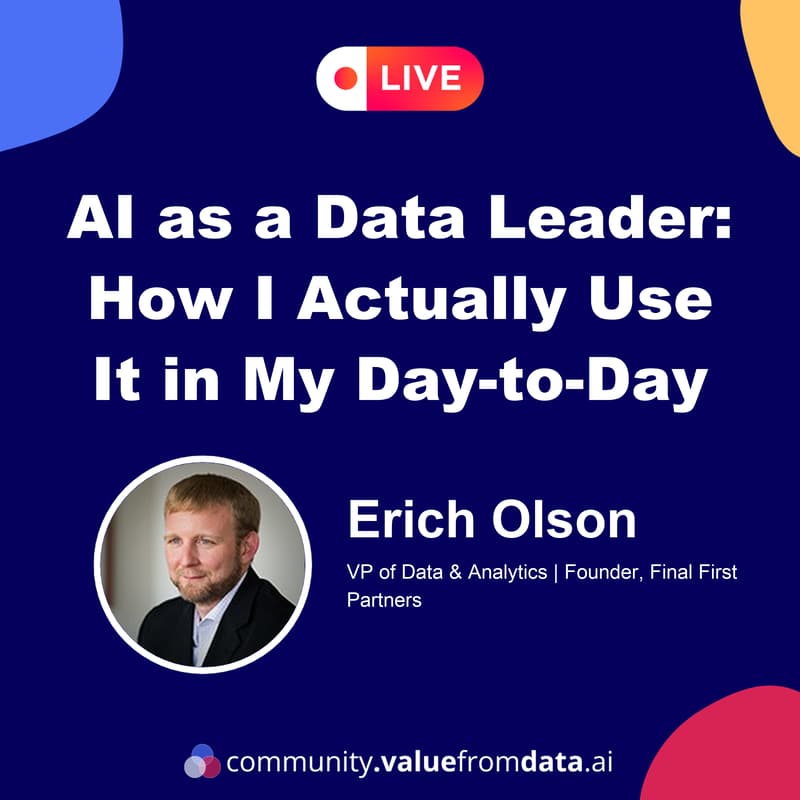 Cover Image for [Online] How I Actually Use AI as a Data Leader in My Day-to-Day