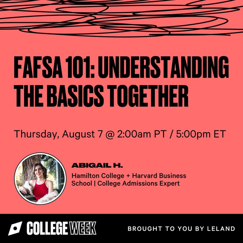 Cover Image for FAFSA 101: Understanding the Basics Together