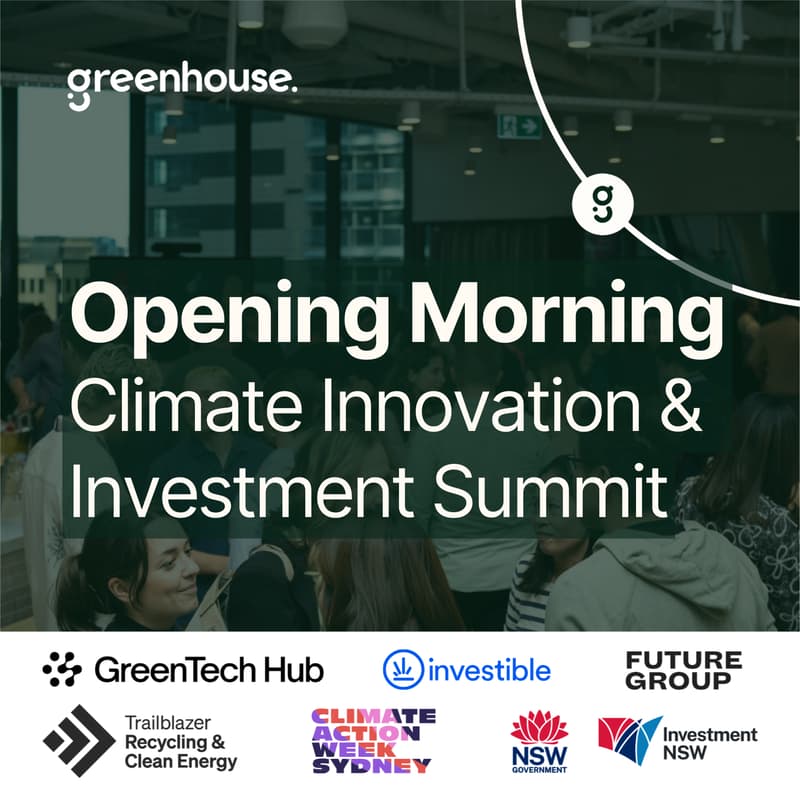 Cover Image for Opening Morning: Climate Innovation & Investment Summit