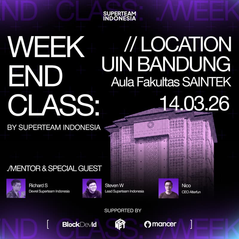 Cover Image for Superteam Campus Weekend Class #5