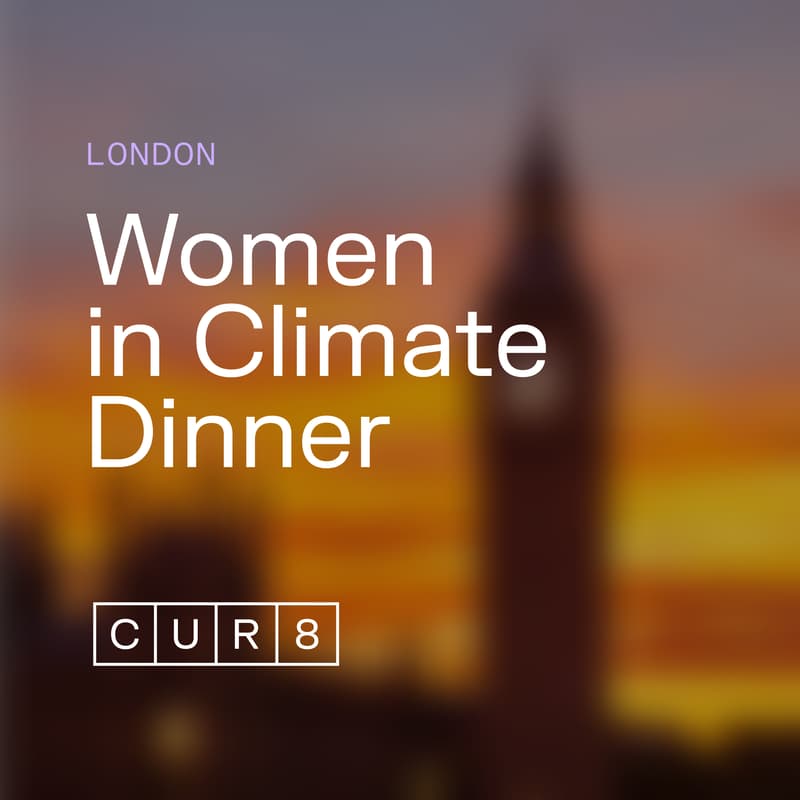 Cover Image for Women in Climate Dinner London