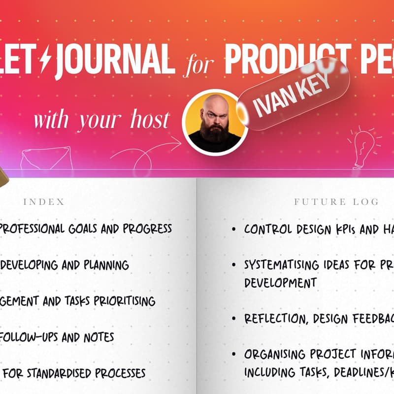 Cover Image for Bullet Journal for Product People  🏰 Kraków