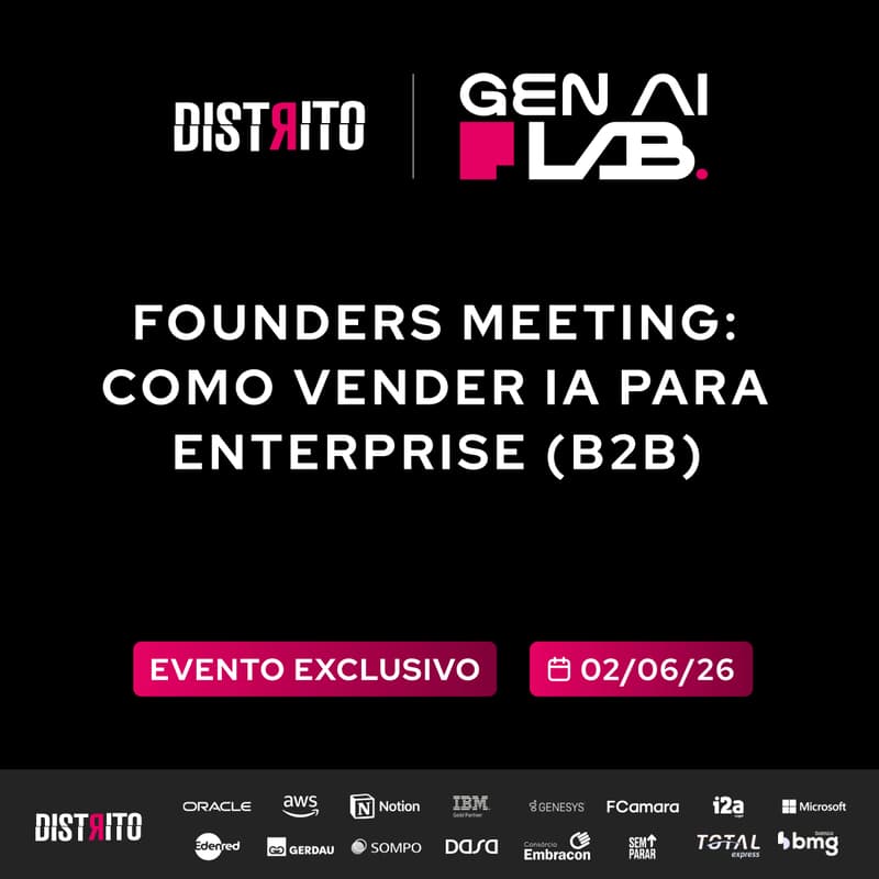 Cover Image for TBC - Founders Meeting: Como vender IA para Enterprise (B2B)