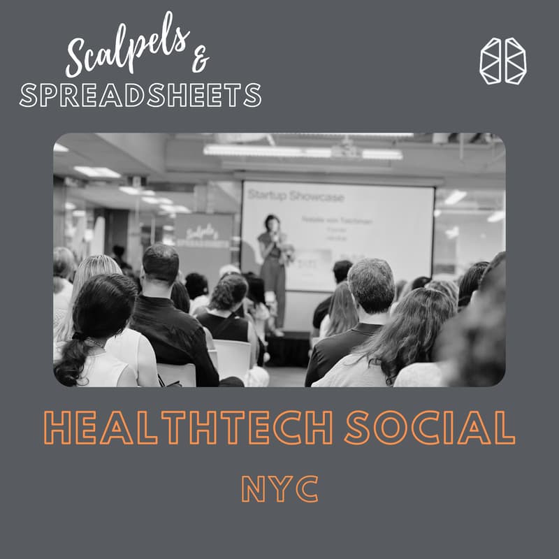 Cover Image for Healthtech Social by Scalpels & Spreadsheets